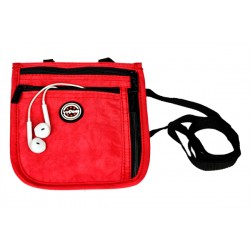 VIAGGI Travel Neck Pouch - Red